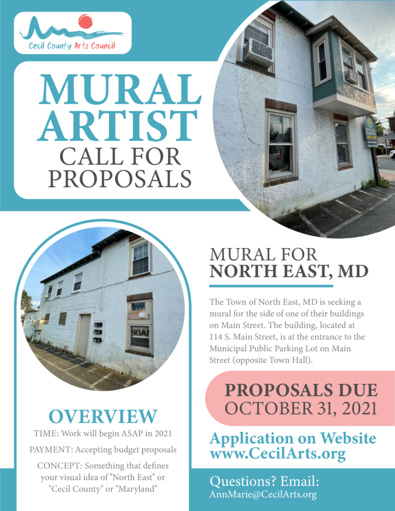 Call for Mural Artists Application Cecil County Arts Council